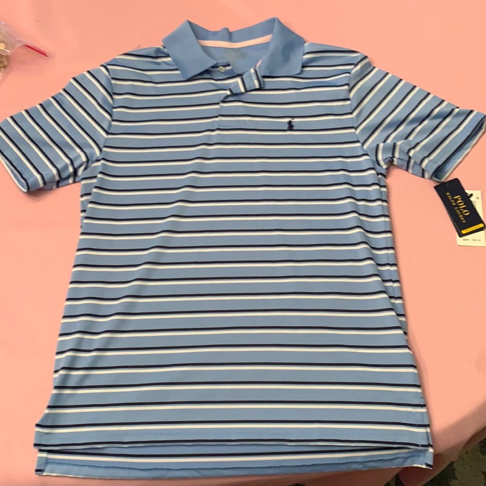 COPY - Performance Blue Polo XL Youth  (18-20)